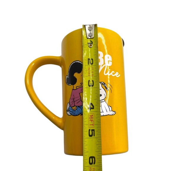 Peanuts Ceramic Travel Mugs/M1Cups Set Of 4 With Lids Inspiration Cartoon Snoopy - Picture 5 of 12